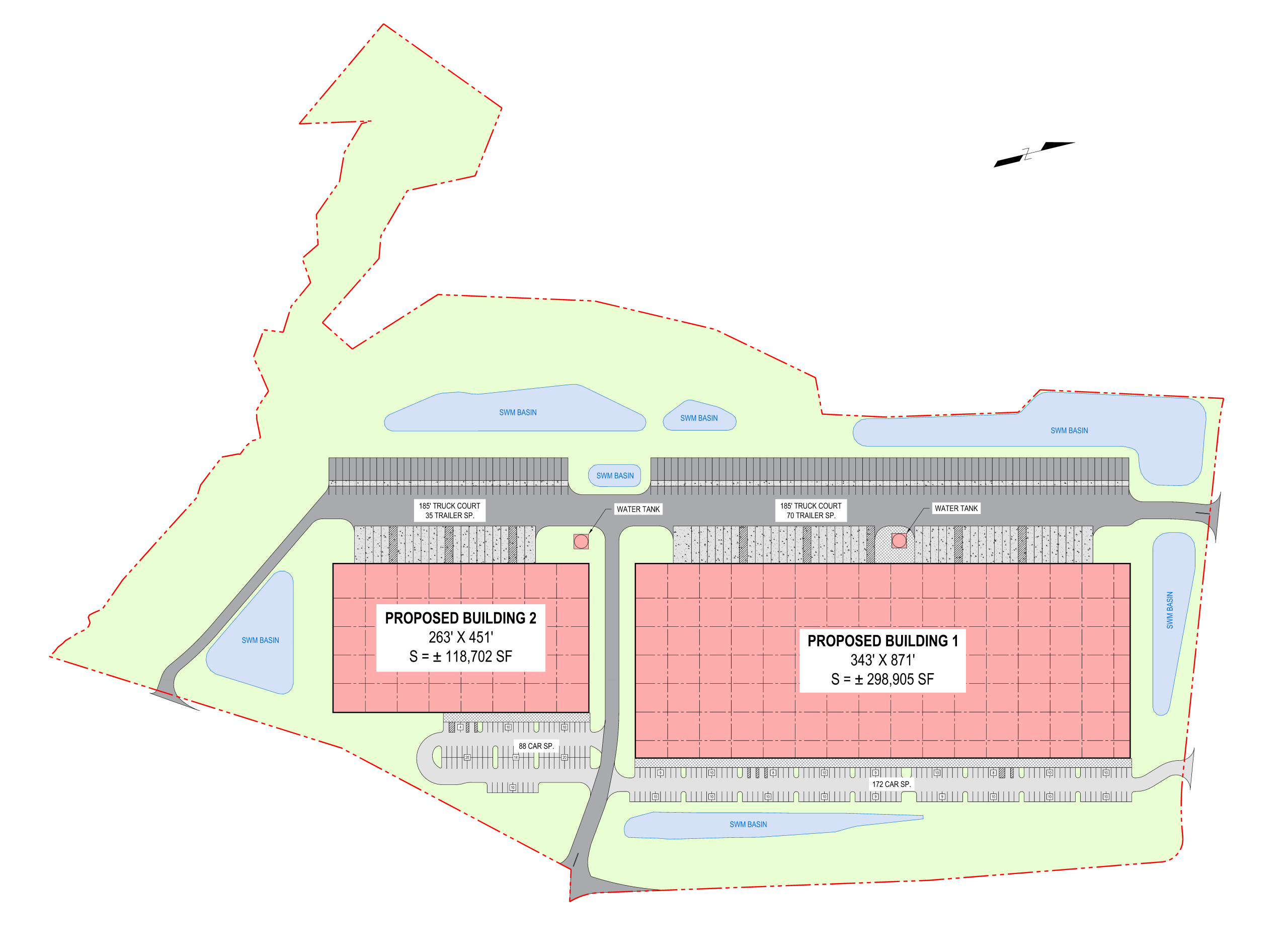 PNK Baker Hollow 1 site plan